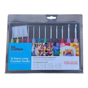 12 crochet hooks